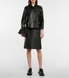 Sportmax - Peana nappa leather jacket