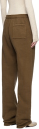 Entire Studios Brown Straight-Leg Sweatpants