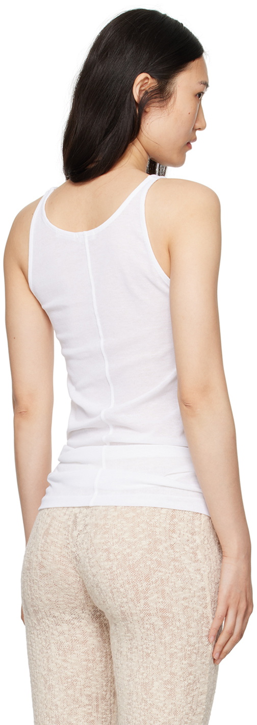 BITE White Transparent Tank Top