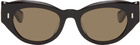 Oliver Peoples Brown Lerrue Sunglasses