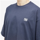 Anglan Men's Stack Logo T-Shirt in Navy