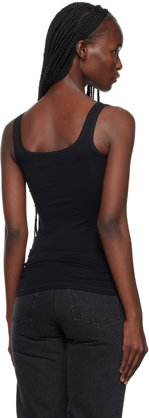 Theory Black Len Tubular Tank Top