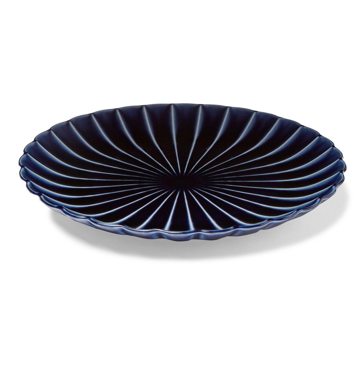 Photo: Roman & Williams Guild - Kaneko Kohyo Ceramic Dinner Plate - Blue