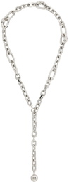 S_S.IL Silver Link & Ball Necklace