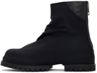 424 Black Low Boots