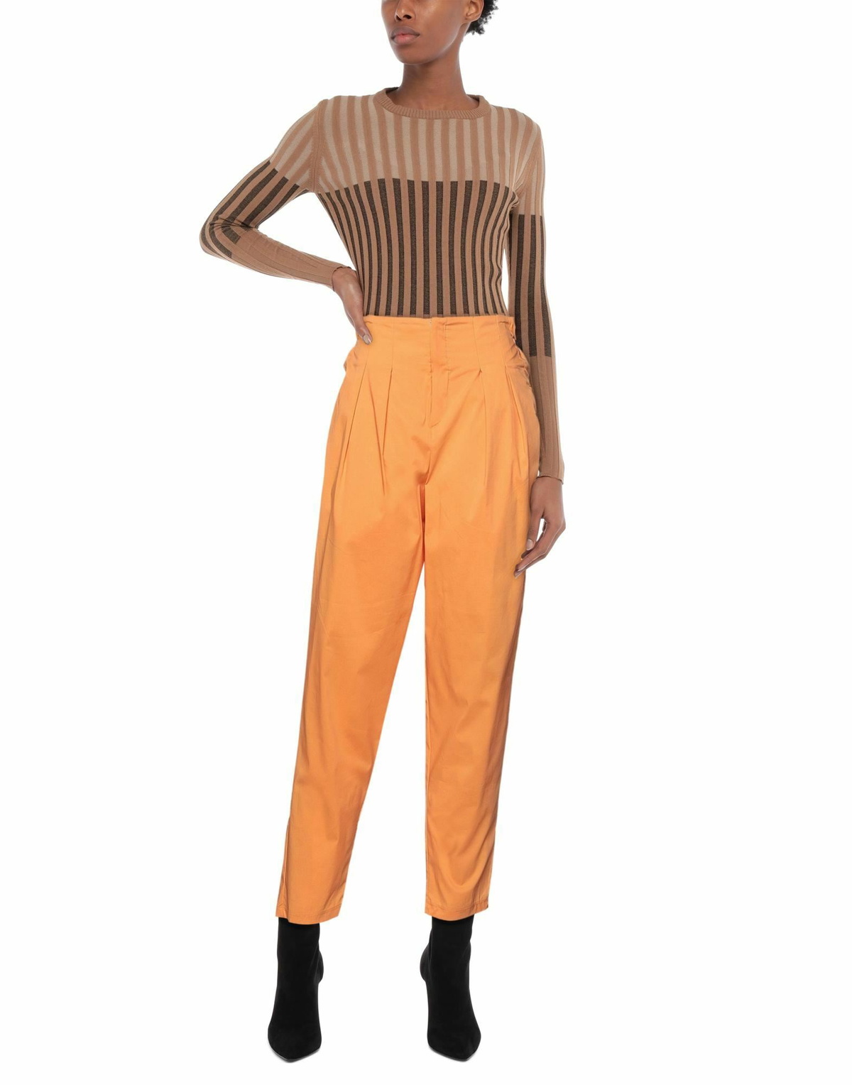 Jijil Womens Pants in Orange
