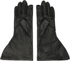 Rick Owens Black Tower Flared Gloves