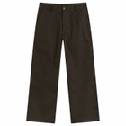 Universal Works Men's Twill Dizzy Trousers in Brown