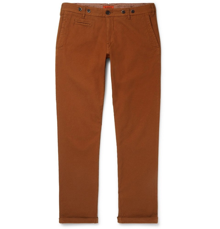 Photo: Barena - Rampin Stretch-Cotton Twill Trousers - Brown