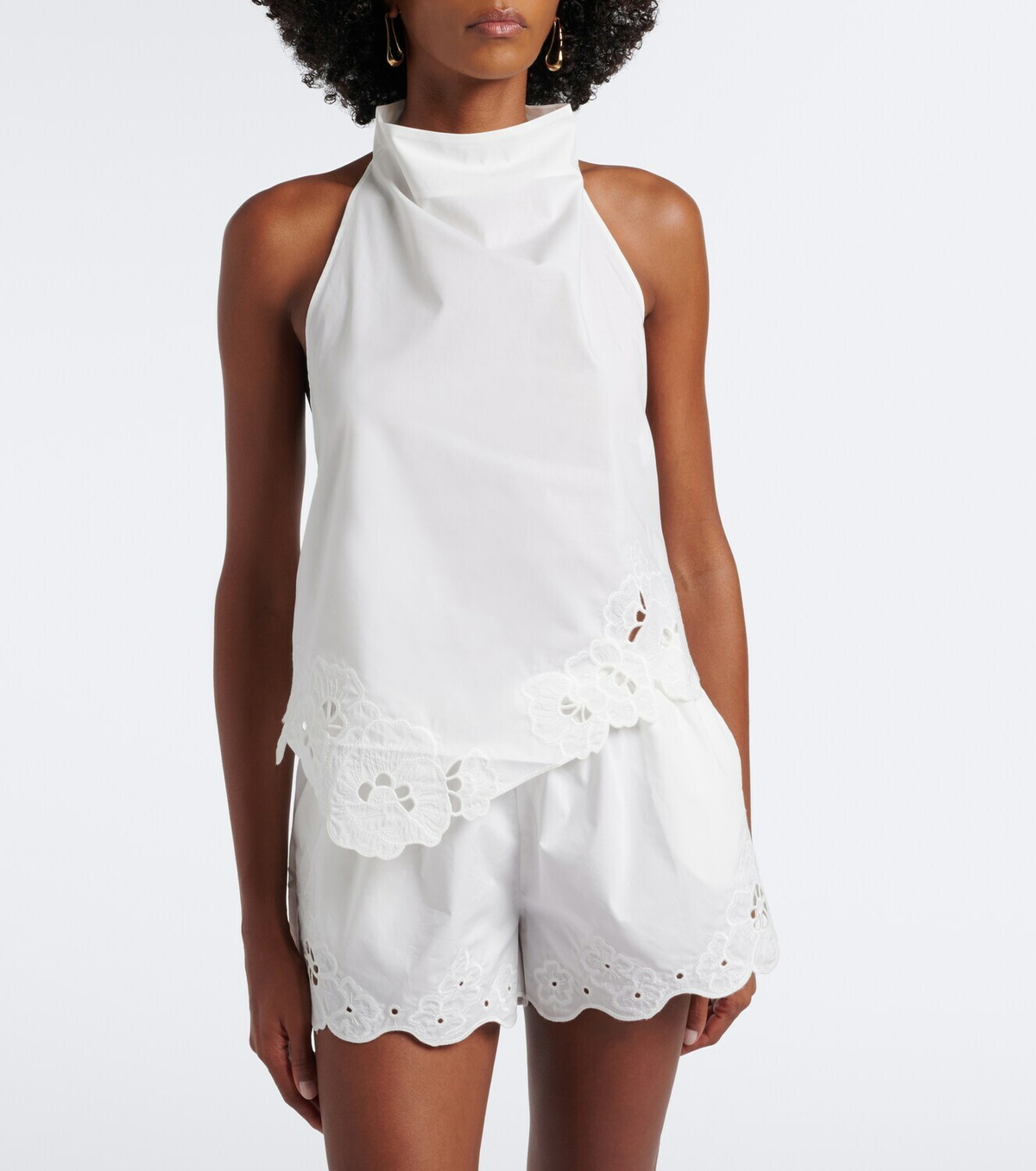 SIR Klara cotton halterneck top