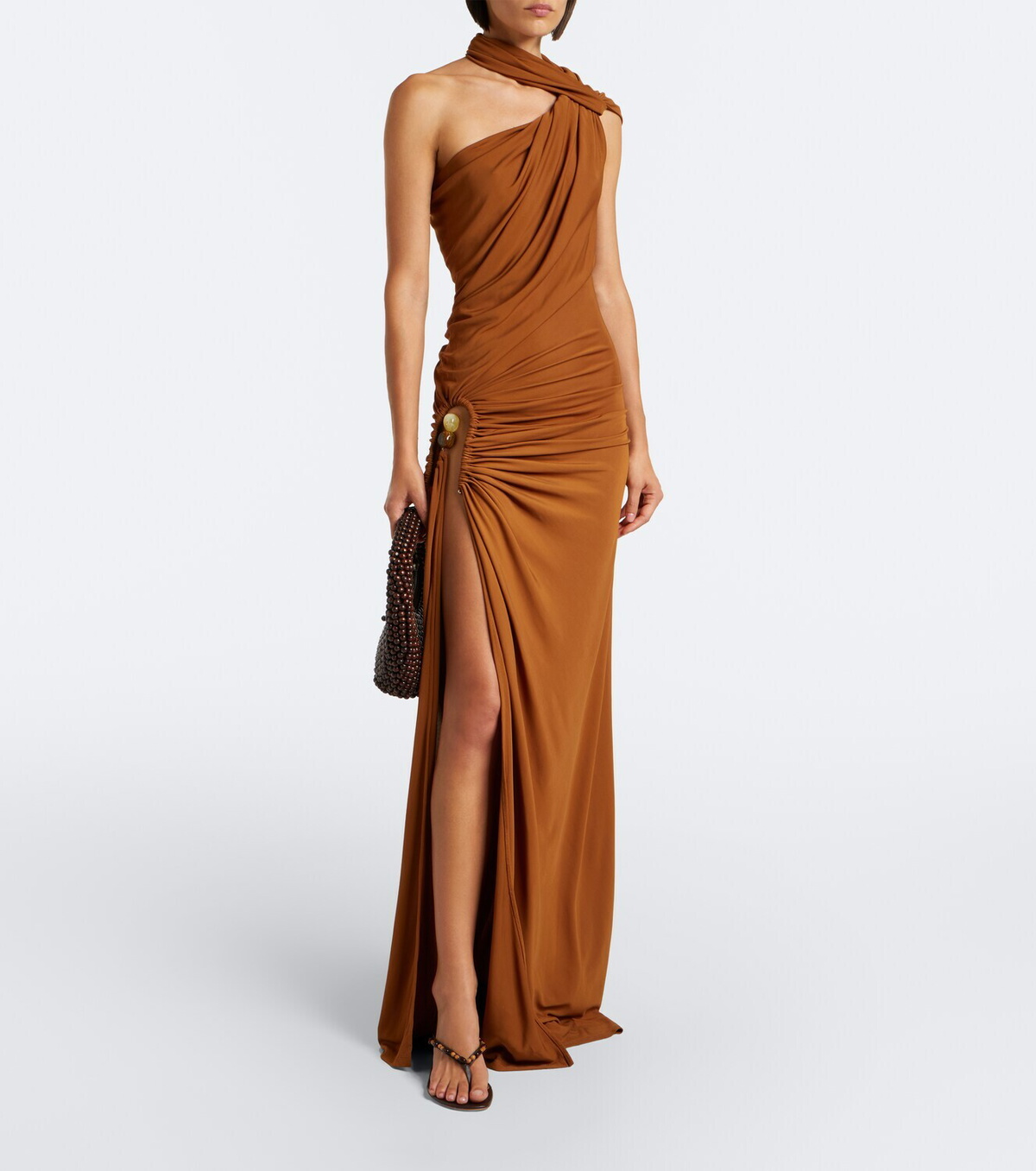 Christopher Esber Helix Crystal draped gown