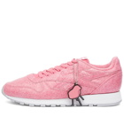 Reebok x Eames Classic Leather Sneakers in Astro Pink/White/Grey