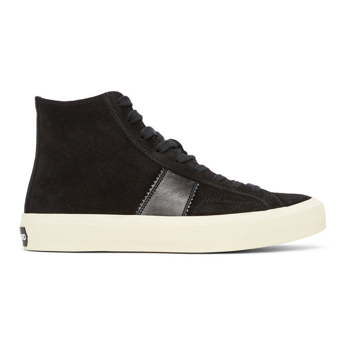 Photo: Tom Ford Black Cambridge High-Top Sneakers