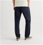 NN07 - Codo Tapered Pleated Lyocell, Linen and Cotton-Blend Twill Trousers - Blue