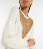 Costarellos Arianna mohair-blend sweater dress