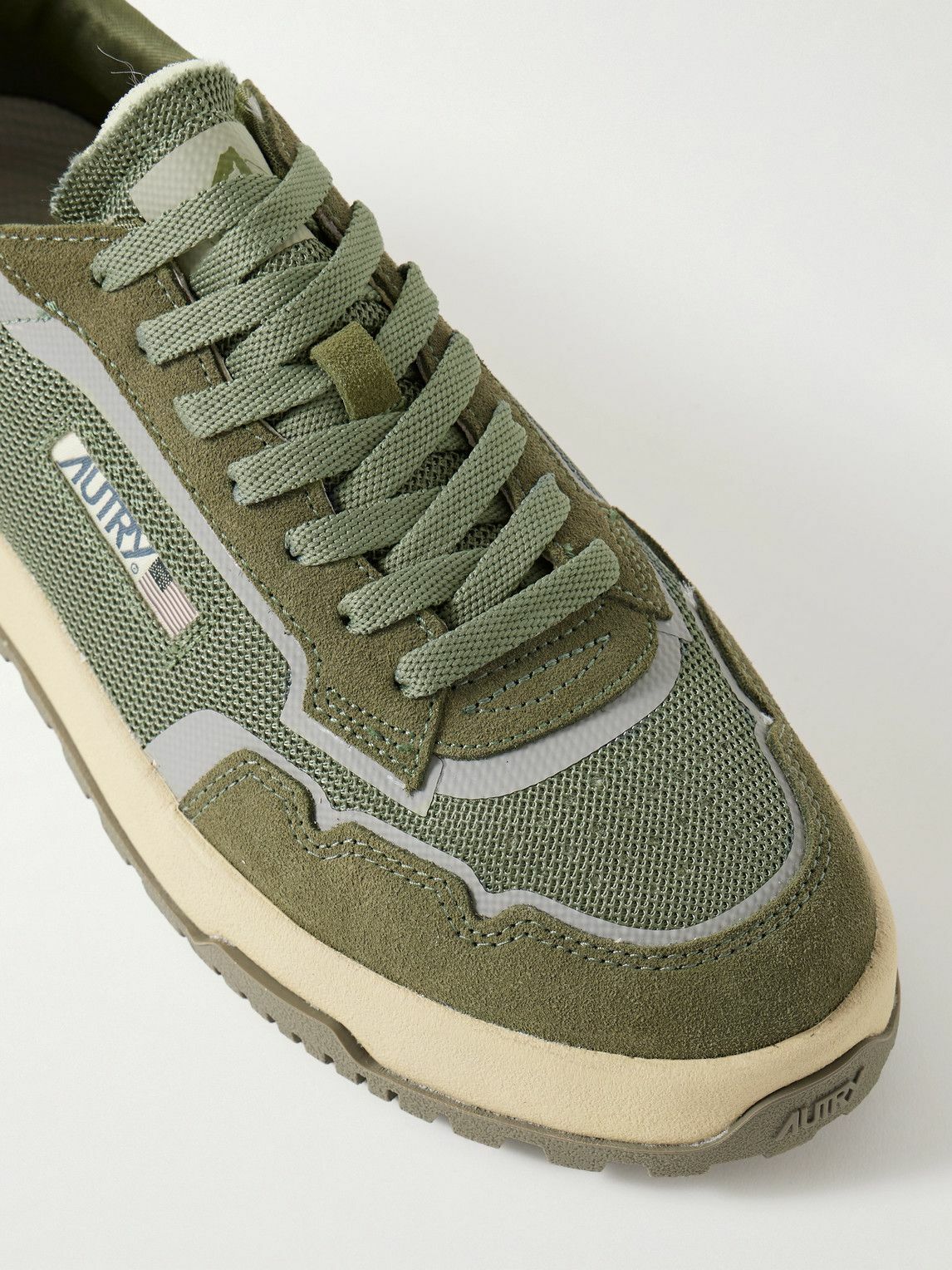 Autry - Wildpace Nubuck and Rubber-Trimmed Suede and Mesh Sneakers