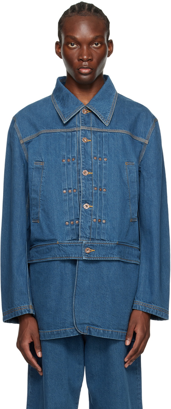 SOSHIOTSUKI Blue 'The BDH' Denim Jacket