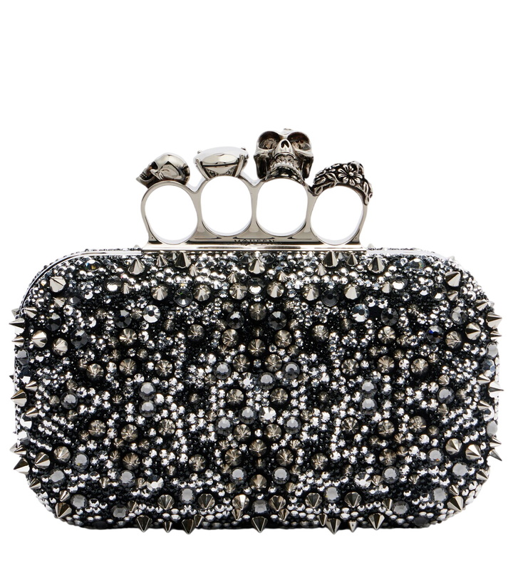 Photo: McQueen Knuckle embellished clutch