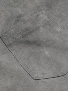 Les Tien - Distressed Cotton-Jersey T-Shirt - Gray