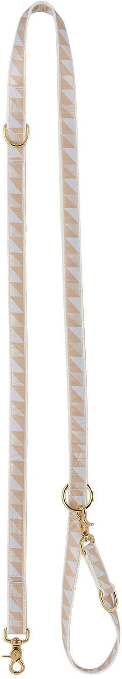 See Scout Sleep Beige & Off-White Nice Grill City Leash