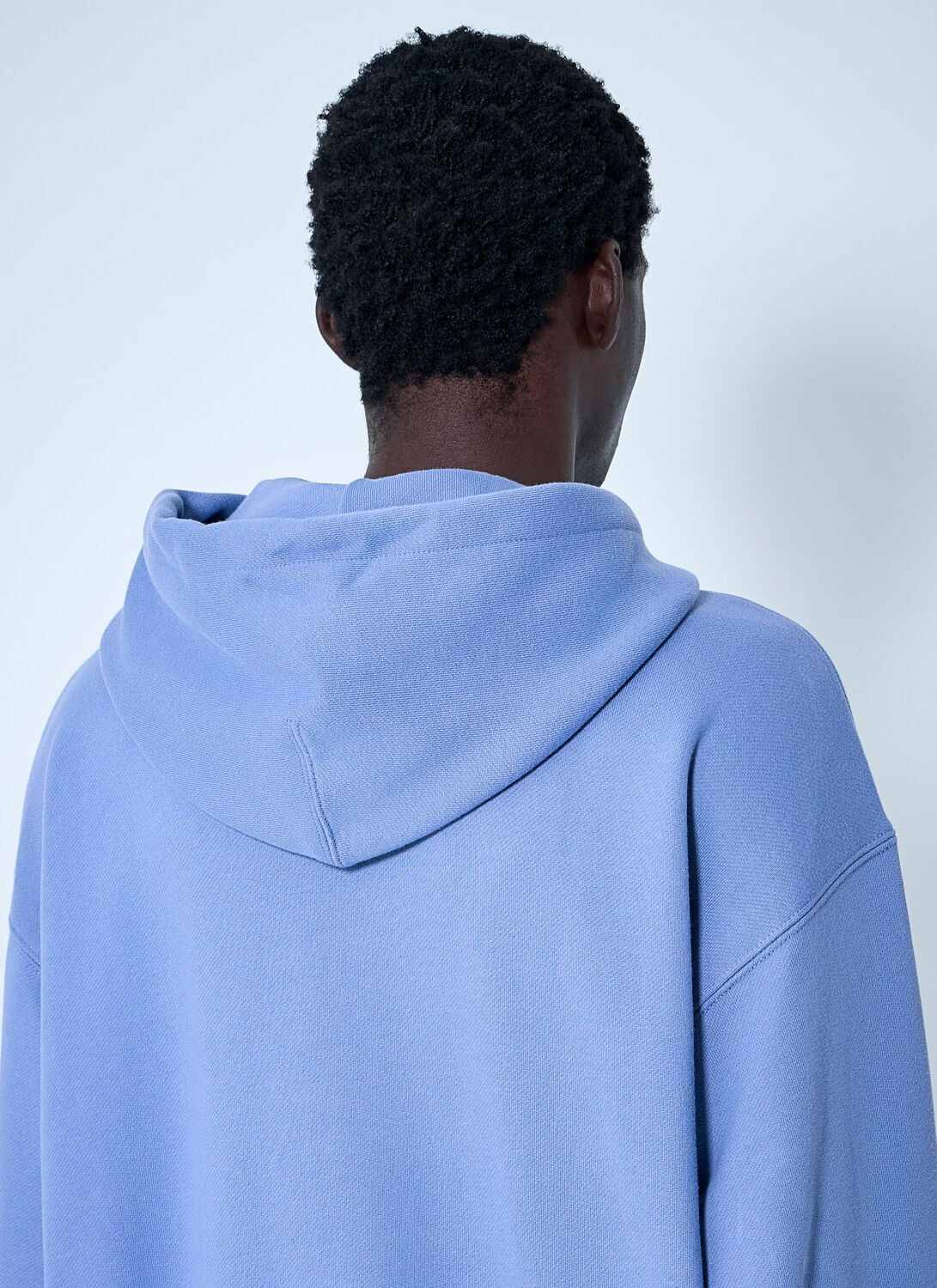 Awake NY Logo Motif Hooded Sweatshirt