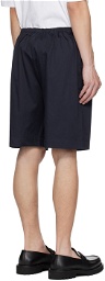 Filippa K Navy Elasticized Shorts