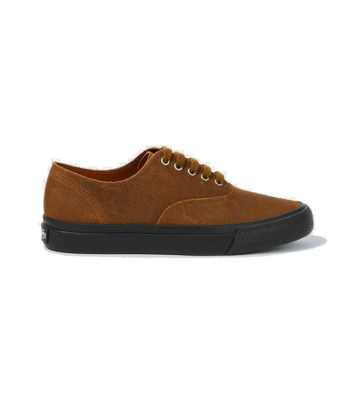 Photo: RRL New Norfolk leather low-top sneakers