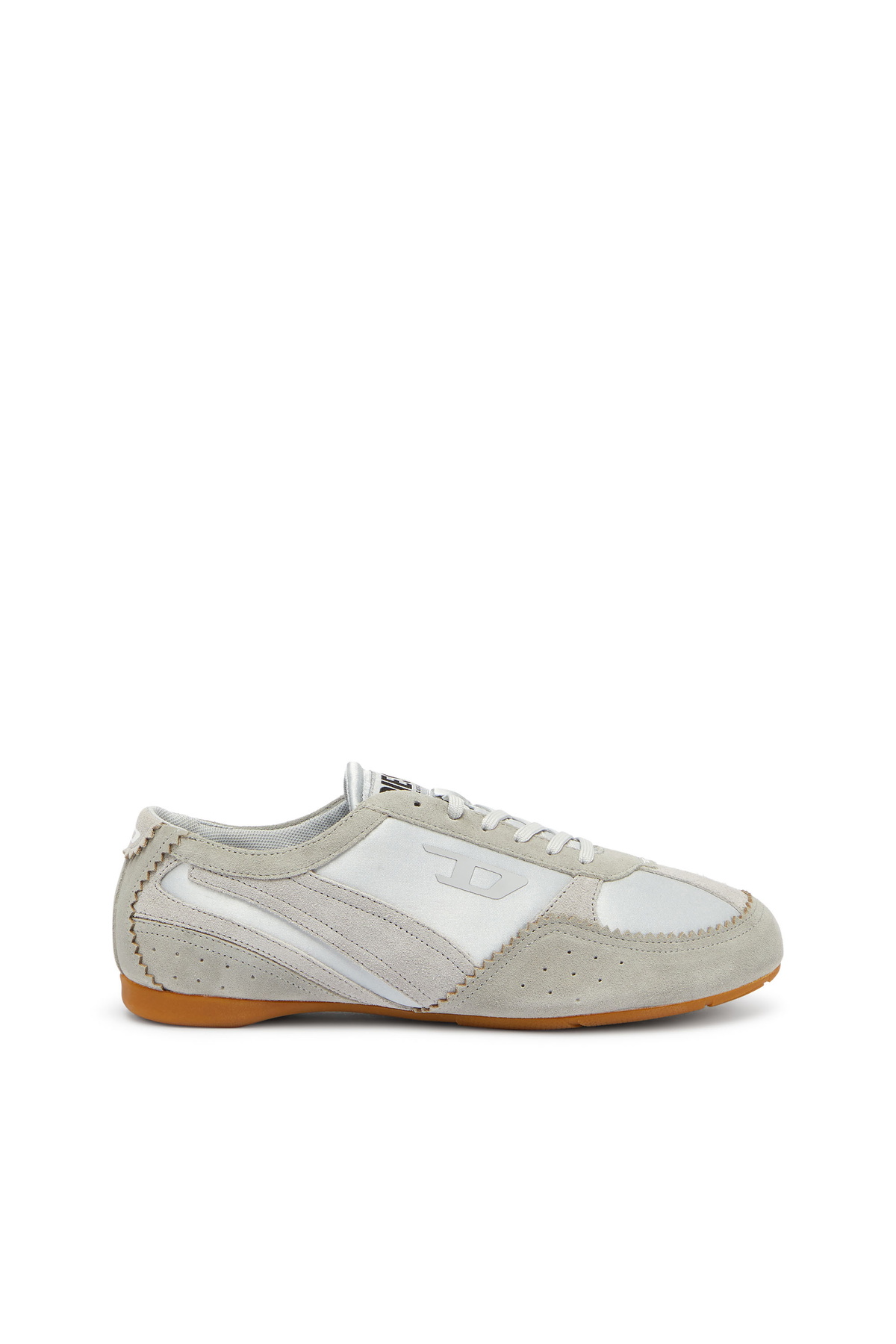 Diesel D-Mile- Sneakers with suede overlays - Sneakers Womens in Blue