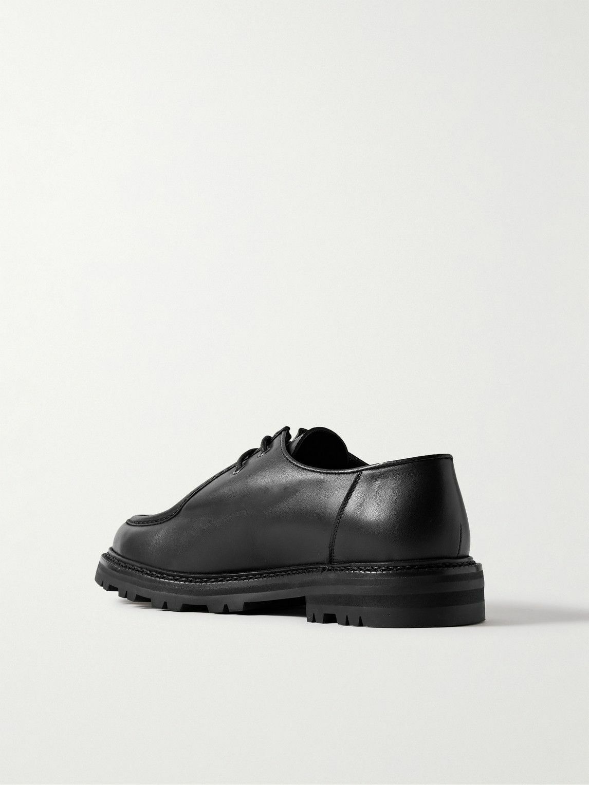 BODE - University Leather Derby Shoes - Black