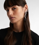 Yeprem Y-Couture 18kt white gold drop earrings with diamonds
