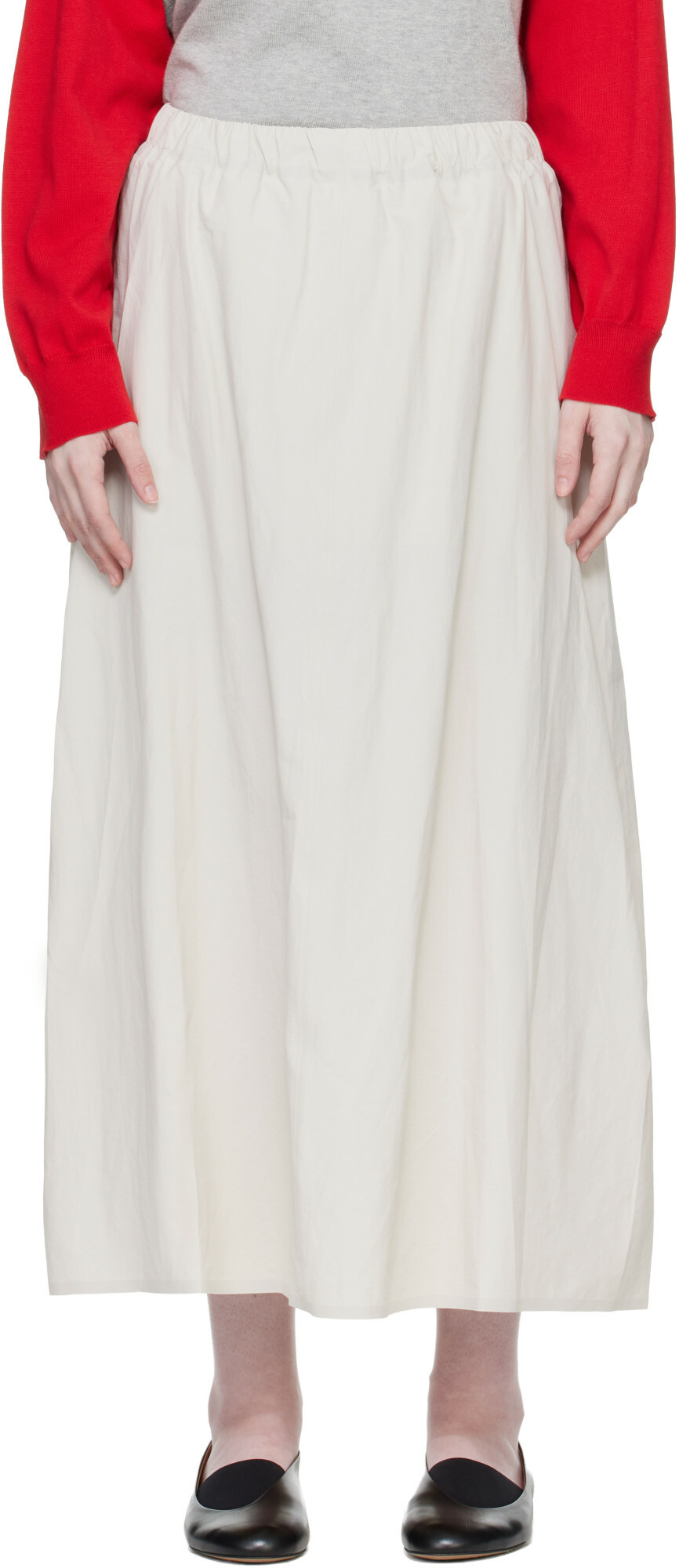 Veilance Off-White Carbene SL Midi Skirt