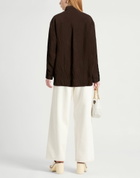 Studio Nicholson Womens Shirt Chocolate in Brown