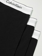 Calvin Klein Underwear - Three-Pack Stretch-Cotton Boxer Briefs - Black