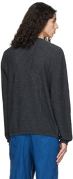 Kiko Kostadinov Grey Acrylic Sweater