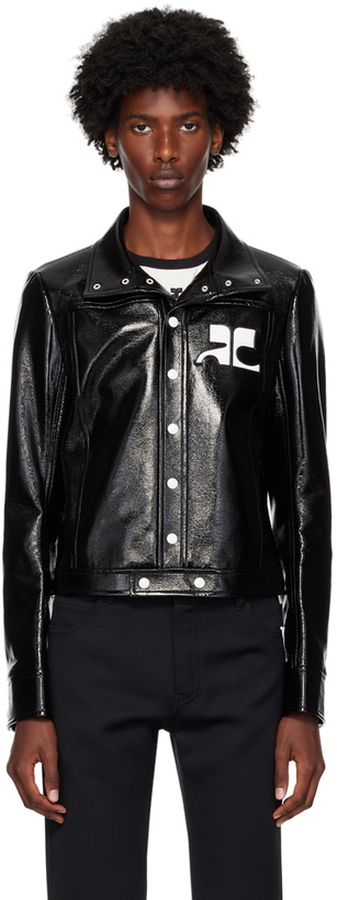 Photo: Courrèges Black Reedition Vinyl Jacket