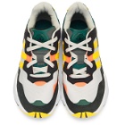 adidas Originals Grey and Yellow Yung 96 Sneakers