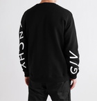 GIVENCHY - Logo-Embroidered Loopback Cotton-Jersey Sweatshirt - Black