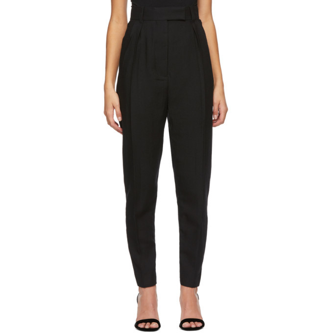 Photo: Haider Ackermann Black Wool Meditation Trousers