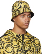 Versace Black & Gold Barocco Bucket Hat