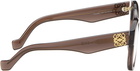 LOEWE Brown Anagram Glasses