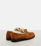 Bottega Veneta Astaire shearling-lined suede loafers