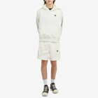 Palm Angels Men's Monogram Track Shorts in Off White