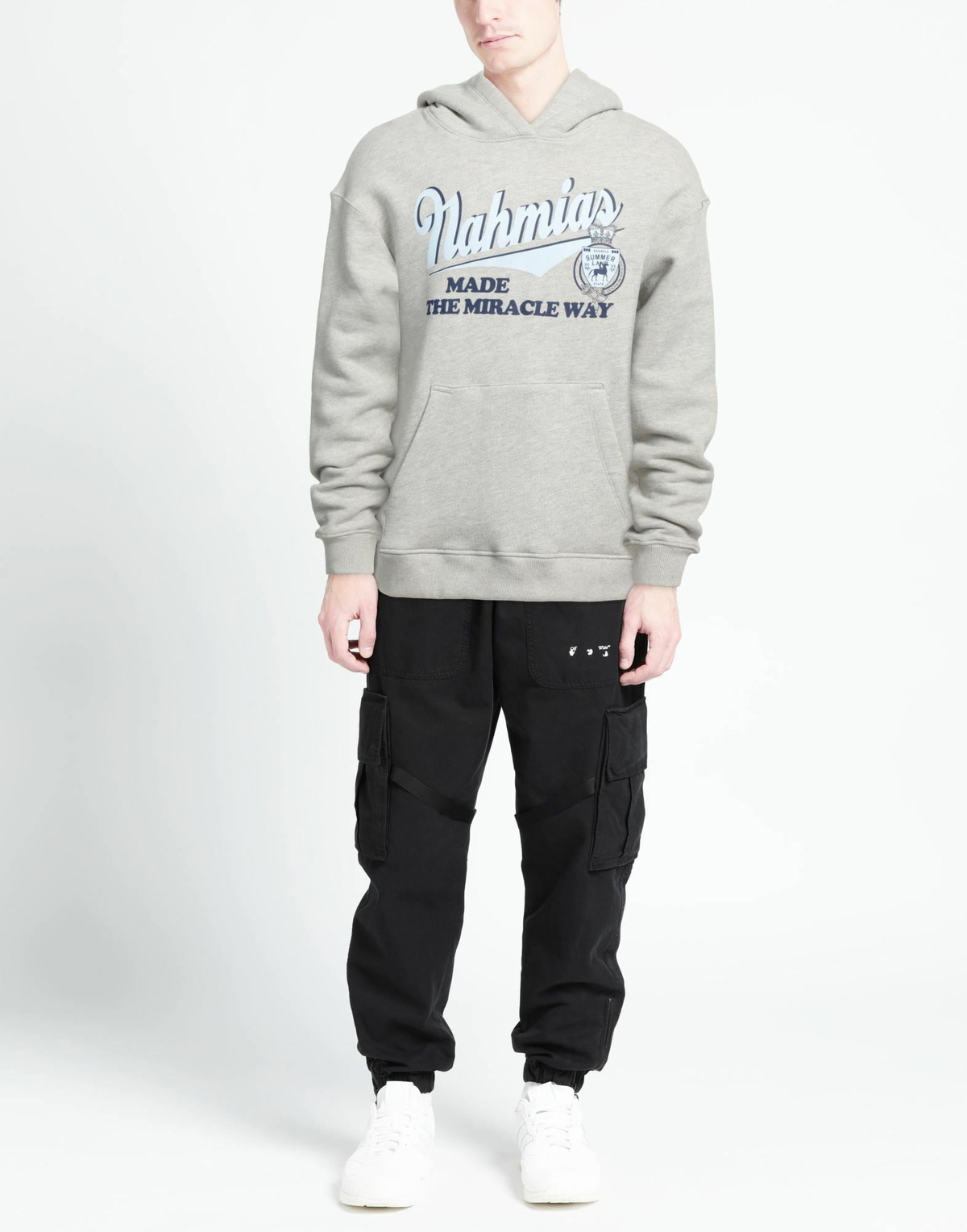 Nahmias Mens Sweatshirt Light in Grey