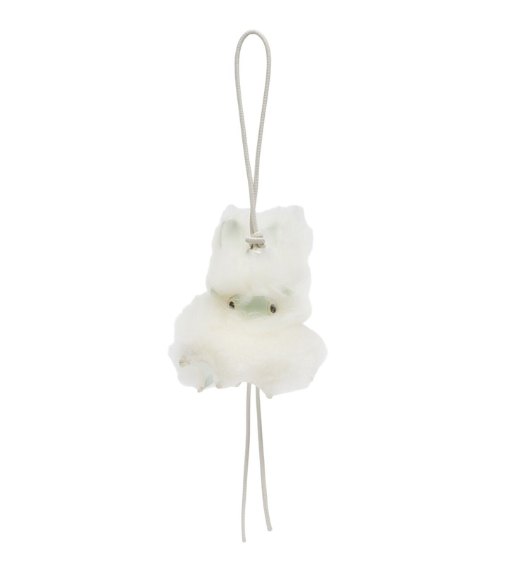 Photo: Loewe Bunny shearling bag charm