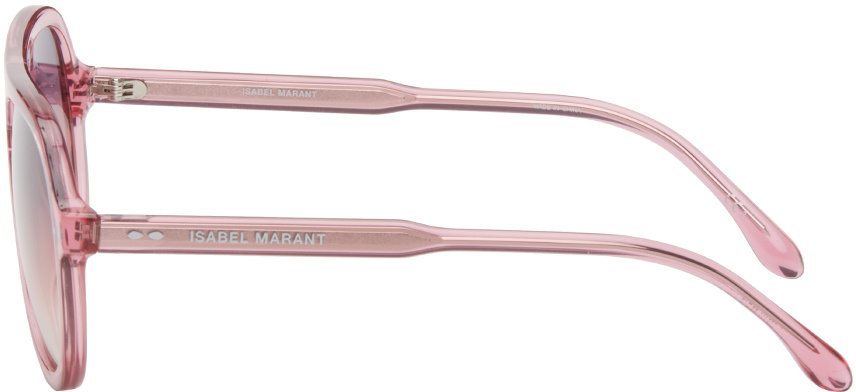 Isabel Marant Pink Aviator Sunglasses