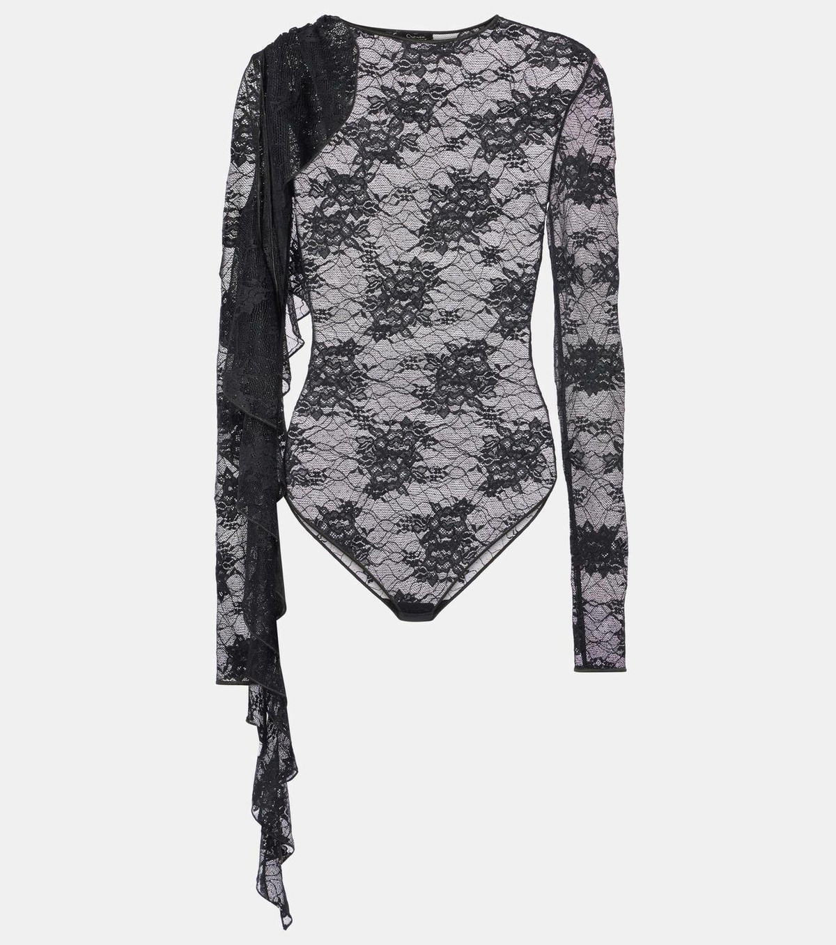 Oséree Draped lace bodysuit