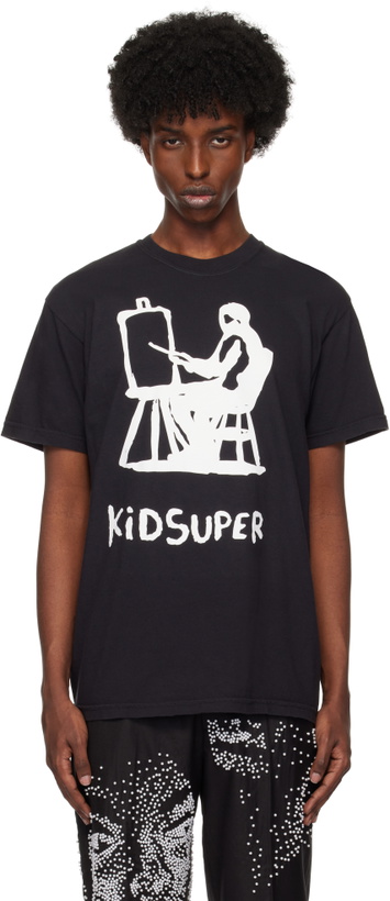 Photo: KidSuper Black Printed T-shirt