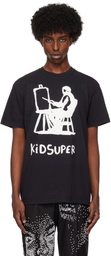 KidSuper Black Printed T-shirt