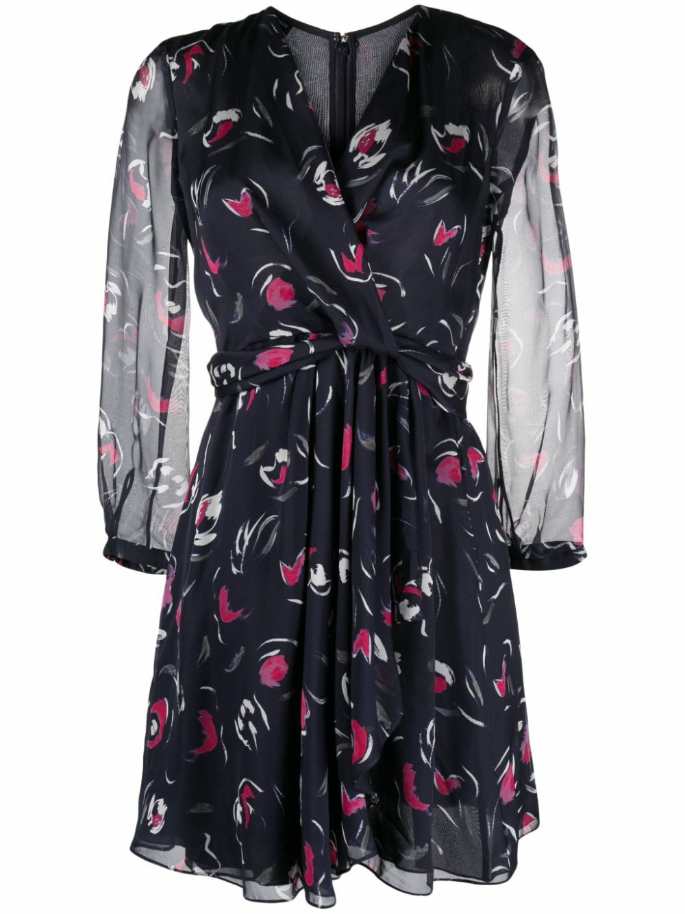 Photo: EMPORIO ARMANI - Printed Silk Mini Dress
