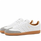 Adidas Samba OG Made in Italy Sneakers in Core White/Core White/Gum
